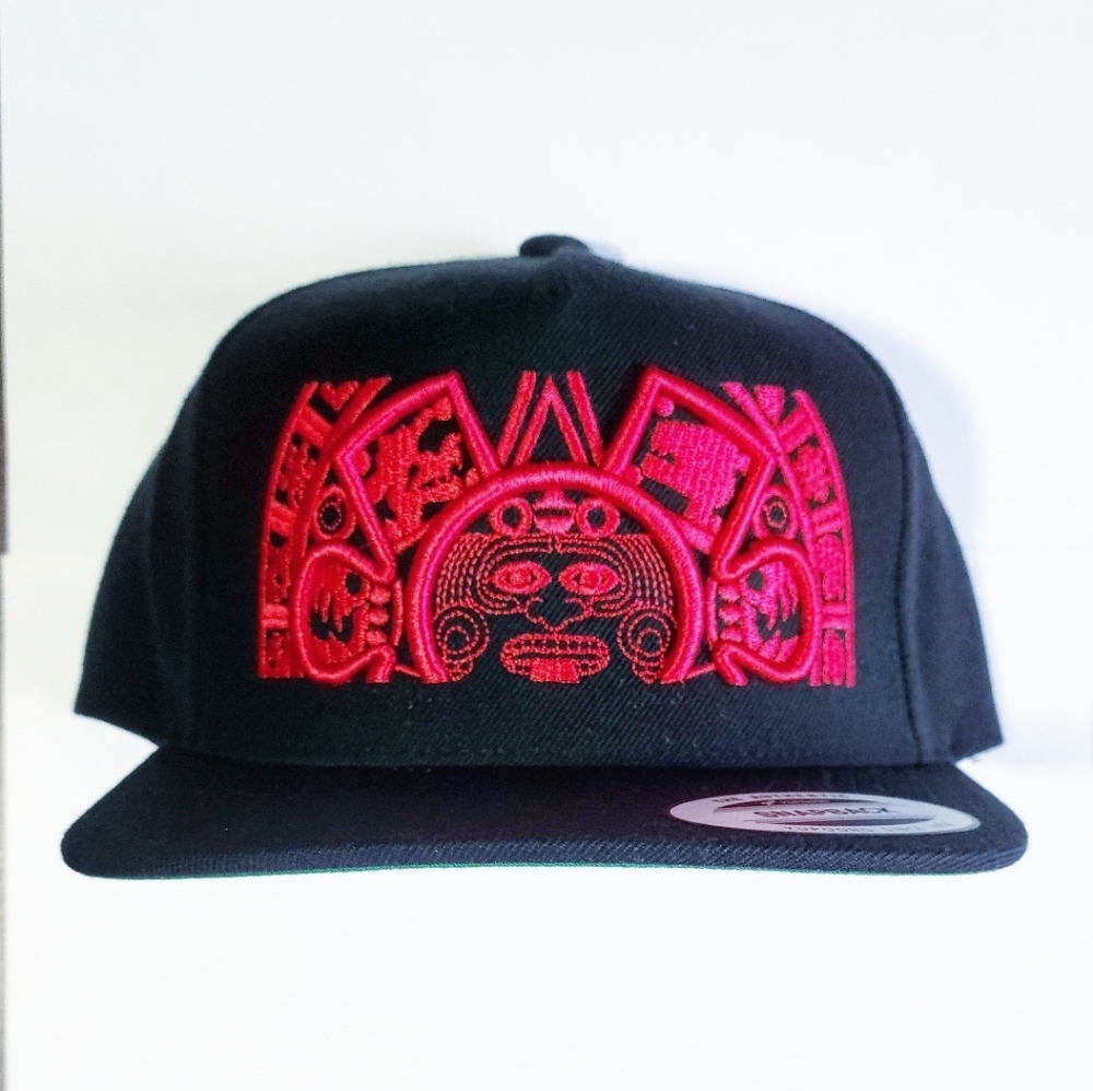 Gorra tipo Snapback con uno de nuestros lindos diseño Mexicano,Calendario Azteca